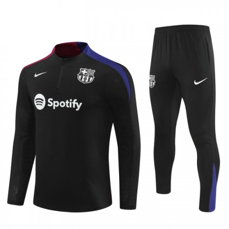 Barcelona Quarter Zip Training Huppari Musta 2024-25